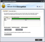 imlSoft Whole Disk Encryption screenshot